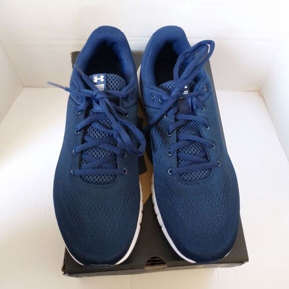New! UNDER ARMOUR Men's Micro G Pursuit Sneakers Athletic Shoes Navy Blue Size 9 - Picture 7 of 11